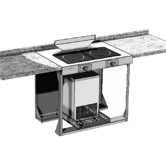 Spring USA ICB234-18 MAX Induction Cooking System with Built-in Ranges
