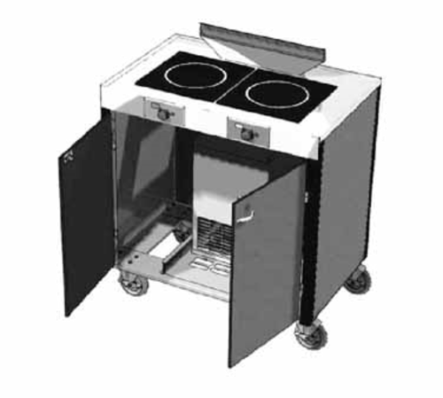 Spring USA ICS234-18 Max Induction Mobile Cooking Station with Air Filter