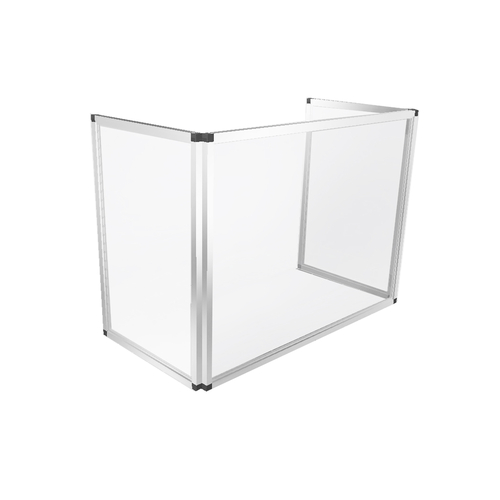 Spring USA MSG3624 Sneeze Guard 36W x 25D x 24H 3 Sided Foldable Acrylic