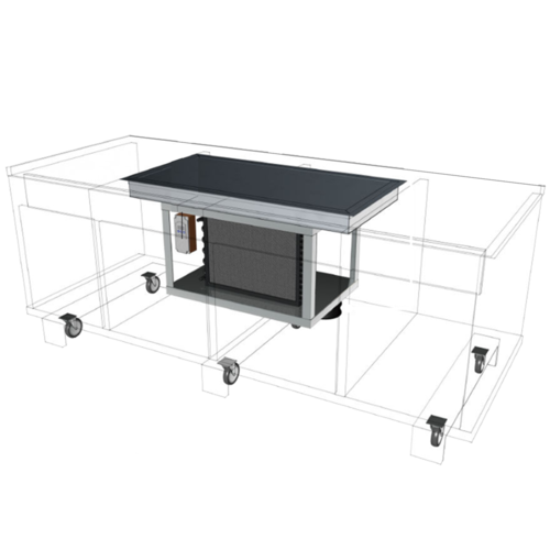 Spring USA SS-FT-7222 Hidden Frost Top Self-Contained Refrigerated Unit