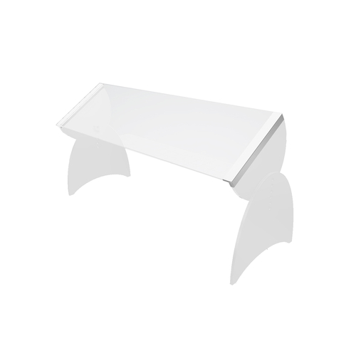 Spring USA PSG48C Sneeze Guard 48W x 18D x 17H Pivoting Folds Flat