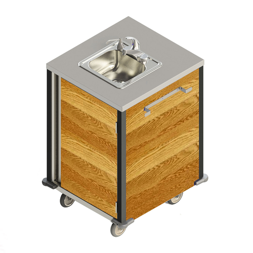 Spring USA HWS11367 Mobile Hand Washing Station with Sink and Heater