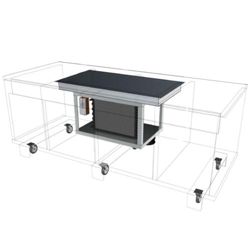 Spring USA SS-FT-2422 Hidden Frost Top Self-Contained Refrigerated Unit