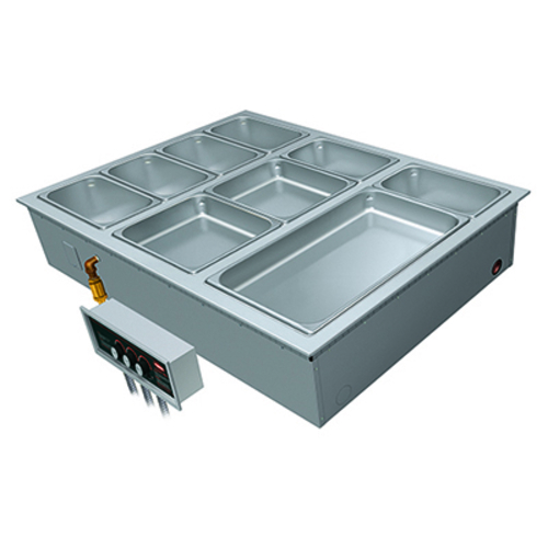 Hatco HWBI43-5DA Drop-In Modular Heated Well with Drain Autofill Insulated Top Mounted Remote Thermostat
