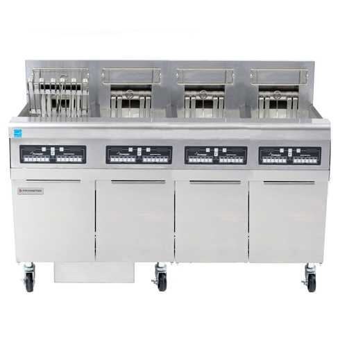 Frymaster FPRE417 Electric Fryer Battery 4x50lb Capacity Built-in Filtration