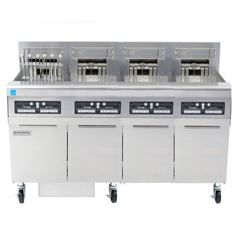 Frymaster FPRE414 Electric Fryer Battery 4x50lb Capacity Built-in Filtration