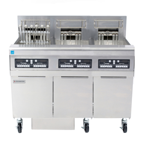 Frymaster FPRE314 Electric Fryer Battery 3x50lb Capacity Built-in Filtration