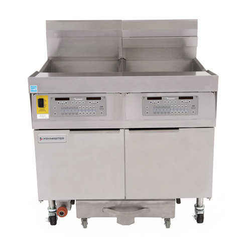 Frymaster FPLHD265 Gas Fryer Battery with Built-in Filtration and 100 lb Capacity