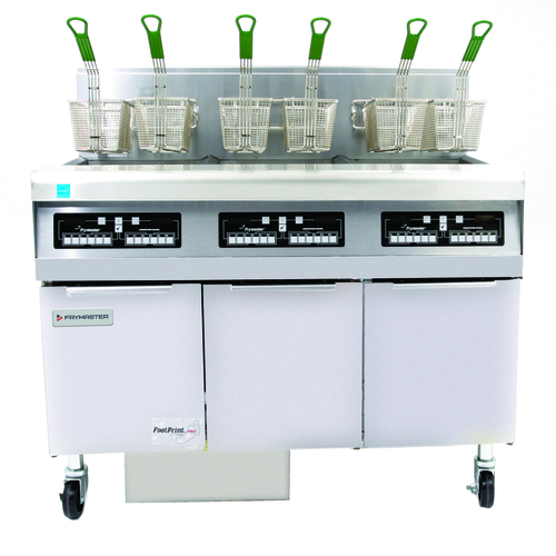 Frymaster FPPH355 Gas Fryer Battery 3x50lb Capacity Built-in Filtration