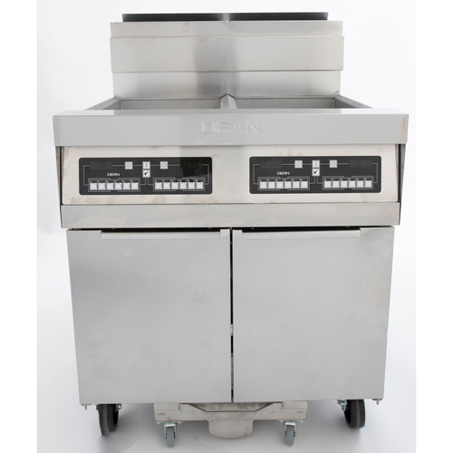 Frymaster 2FPRG50T Dean PowerRunner Gas Floor Model Fryer with Filtration