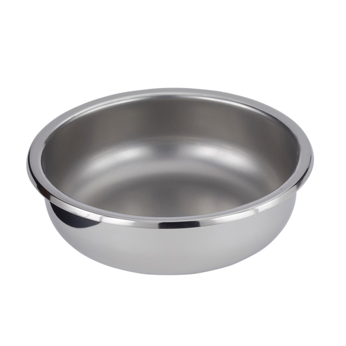 Spring USA 272-66/27 10.2x10.2x4.75H Round Buffet Server Stainless Steel
