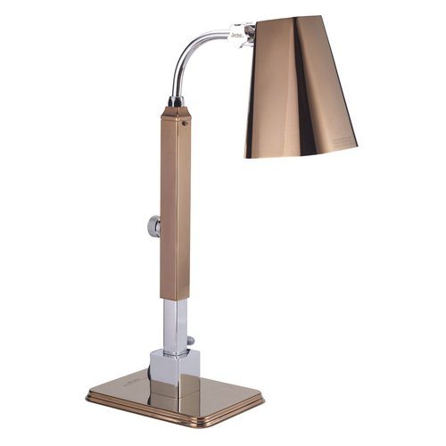 Spring USA 2791-6C Single Heat Lamp Adjustable Height Copper Finish