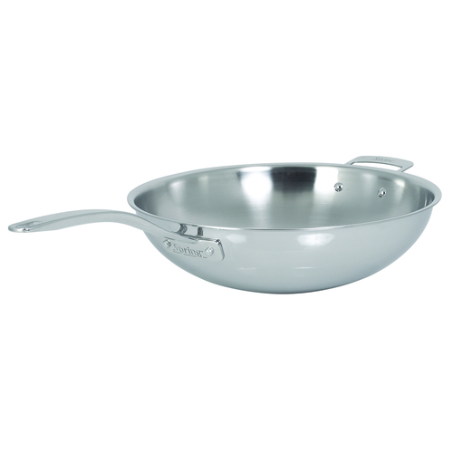 Spring USA 8216-60/34 Primo Induction Wok Pan 7.3 qt 5-ply Stainless Steel