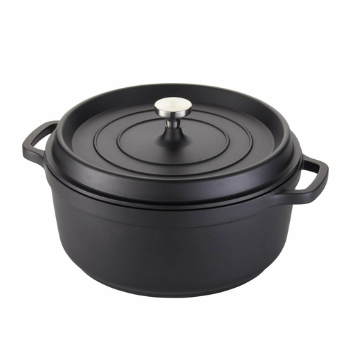 Spring USA 8658-8/28 Ironlite Casserole 72 qt Round Deep with Lid