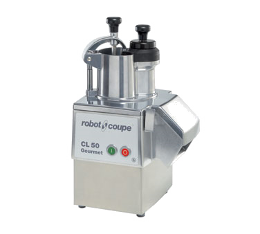 Robot Coupe CL50GOURMET NODISC Commercial Food Processor with Vegetable Prep Attachment and Stainless Steel Base