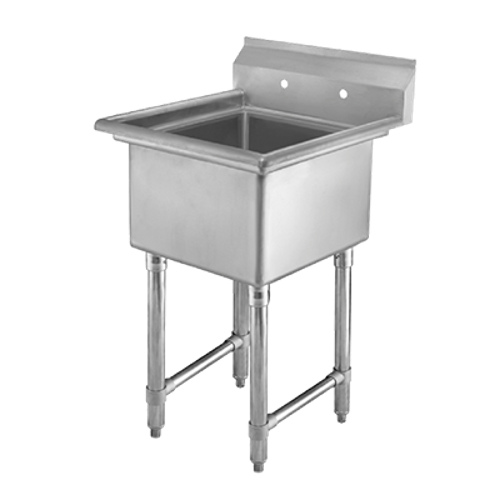 Heavy Duty All Stainless 1 Well 18x18 Sink