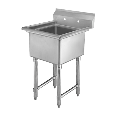 Heavy Duty All Stainless 1 Well 18x18 Sink