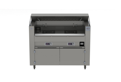 Spring USA MCS-59-FPS-SP261-2 Fire Suppression Induction Cooking Station