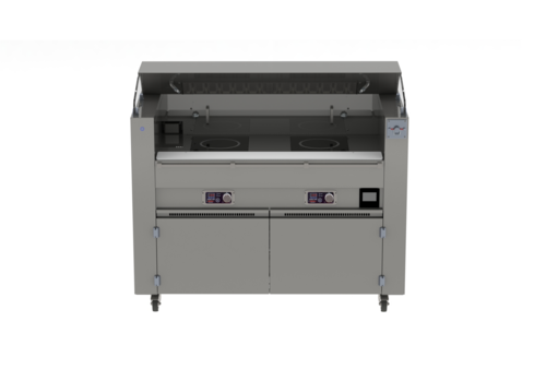 Spring USA MCS-59-FPS-SP350-2 Fire Suppression Induction Cooking Station