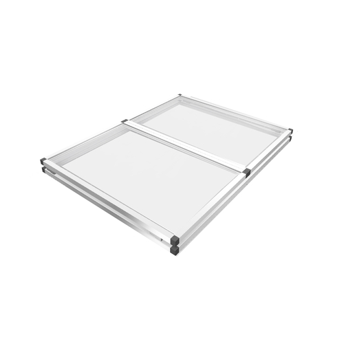 Spring USA MSG6019 Sneeze Guard 60W x 25D x 19-1/2H 3 Sided Foldable