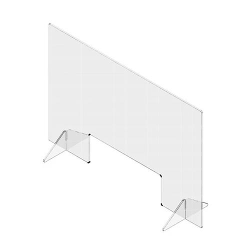 Spring USA SFPT2436 Safety Shield Clear Acrylic Self-Standing 36 Inch