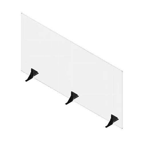 Spring USA SFTS2448 Safety Shield 48W x 6D Clear Acrylic Made in USA