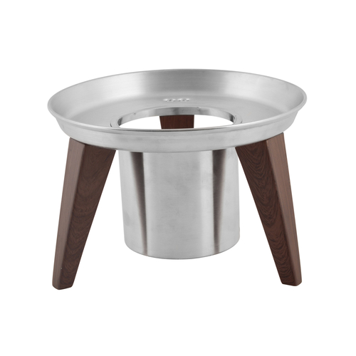 Spring USA SK-14501141 Skyra Wynwood Stand Brushed Stainless Steel Round