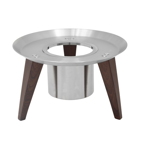 Spring USA SK-14502141 Skyra Wynwood Stand Brushed Stainless Steel Round