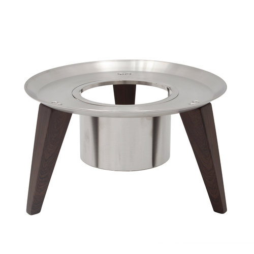 Spring USA SK-14503141 Skyra Wynwood Stand Brushed Stainless Steel Round