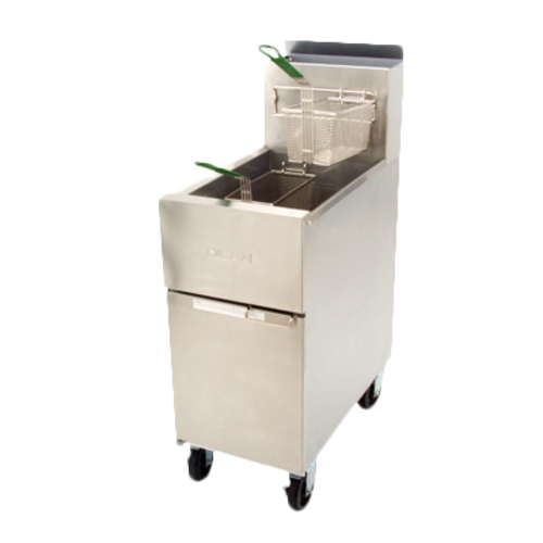 Frymaster SR142G Dean Super Runner Value Fryer Gas Floor Model 43 lbs Capacity