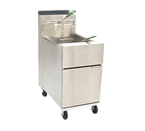 Frymaster SR162G Dean Super Runner Value Fryer Gas Floor Model 75 lbs Capacity