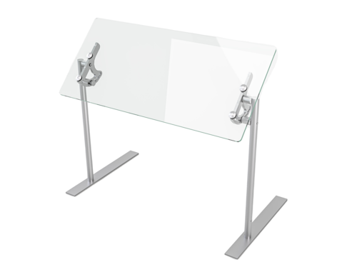 Spring USA VG3-P-SP-24 Versa-Gard FreeStyle Glass Food Shield 24x28 Clear