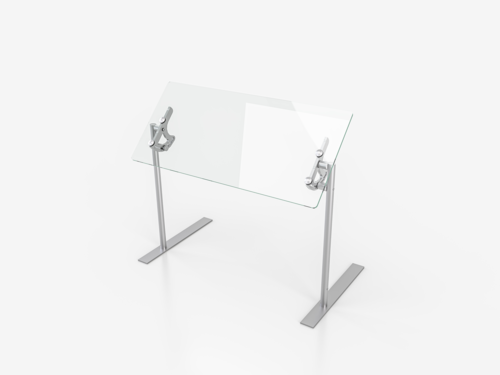 Spring USA VG3-P-SP-36 Versa-Gard FreeStyle Glass Food Shield 36x28 Clear
