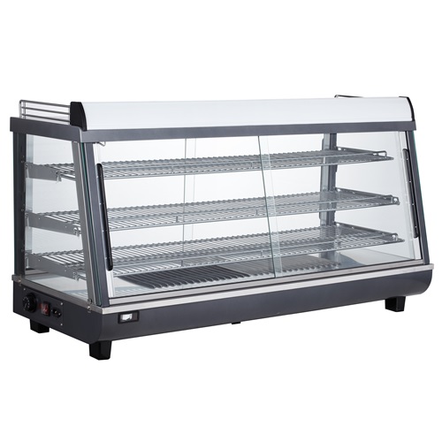 BakeMax BMTSC48 Titan Series Heated Warmer Display Case Countertop 48W