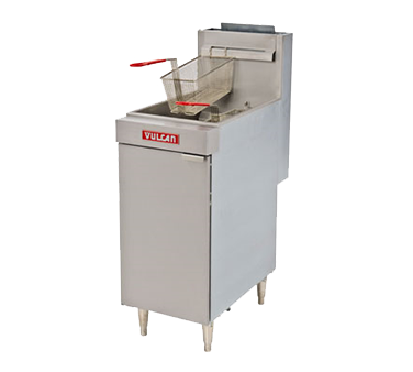 Vulcan LG400 Fryer, Gas, Floor Model, Full Pot