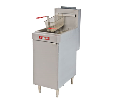 Vulcan LG500 Fryer, Gas, Floor Model, Full Pot