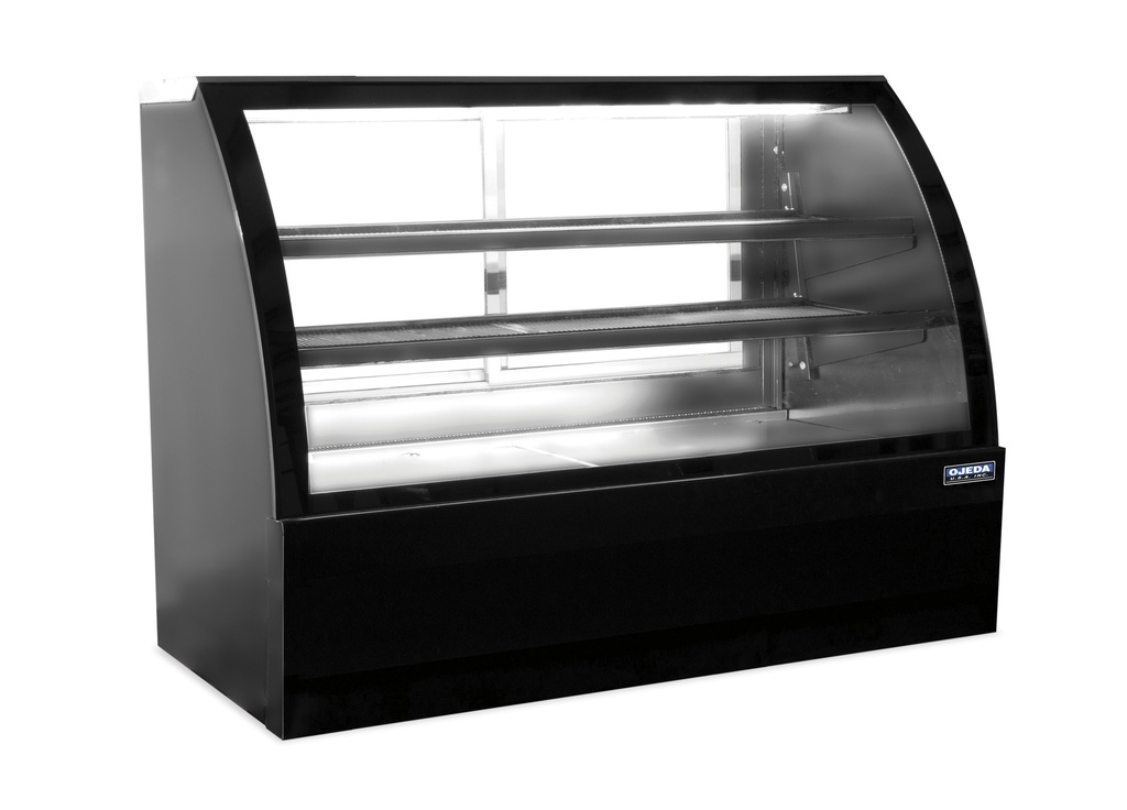 Ojeda USA RDCH-5 Refrigerated Deli Case Curved Glass Front 16.6 Cu Ft