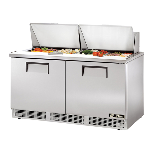 True TFP-64-24M Sandwich Salad Unit Two Section Stainless Steel Refrigeration