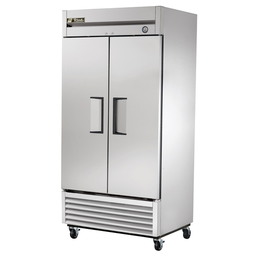 True T-35F-HC Reach-In Freezer Two-Section Stainless Steel Doors