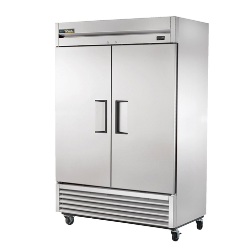 True T-49-HC Refrigerator Reach-In Two-Section Stainless Steel Doors