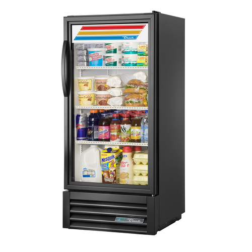 True GDM-10-HC TSL01 Refrigerated Merchandiser One Section with Glass Door