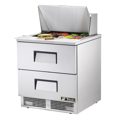 True TFP-32-12M-D-2 Sandwich Salad Unit One Section Refrigerated Prep Table
