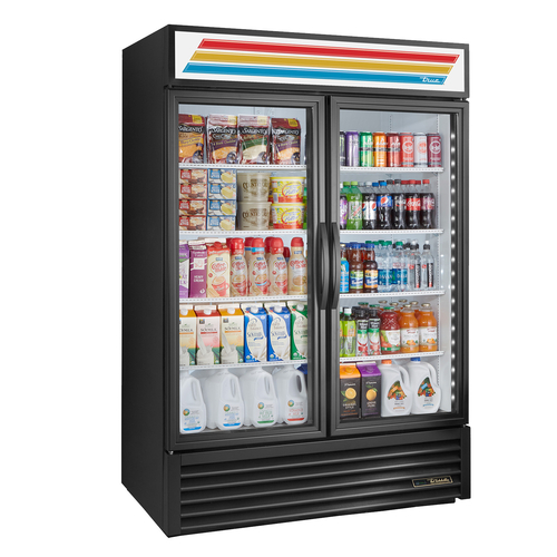 True GDM-49-HC-TSL01 Refrigerated Merchandiser Two Section Energy Star
