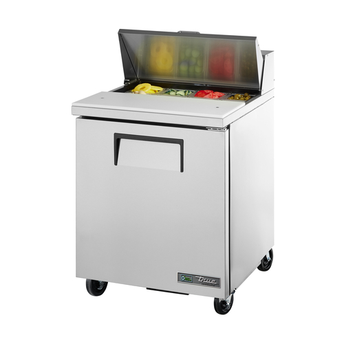 True TSSU-27-08-HC Sandwich Salad Unit with Stainless Steel Top and Pans