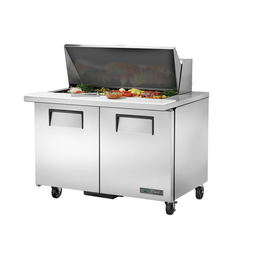 True TSSU-48-18M-B-HC Mega Top Sandwich Salad Unit with Stainless Steel Top