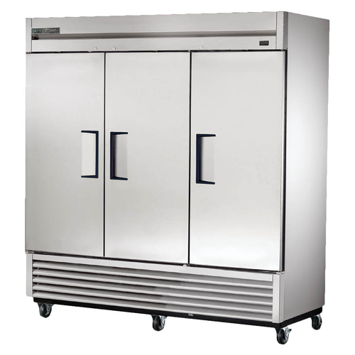 True TS-72F-HC Freezer Reach-In Three-Section Stainless Steel Doors