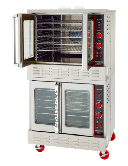 American Range M-2 Majestic Convection Oven Gas Double-Deck Bakery Depth