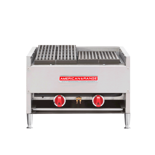 American Range AECB-54 Lava Rock Broiler Gas Countertop 60 Inch 175000 BTU