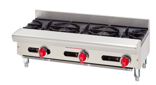 American Range ARSHP-36-3 Gas Hotplate 36 Inch Countertop with Open Burners