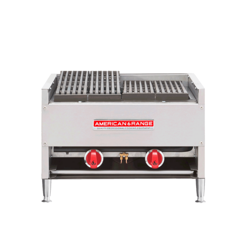 American Range AECB-34 Lava Rock Gas Countertop Broiler 36 Inch 105000 BTU